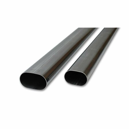 VIBRANT Straight Oval Tubing Stainless Steel 13183